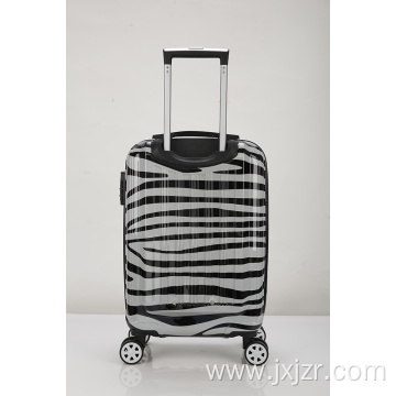 ABS with PC trolley case Zebra suitcase